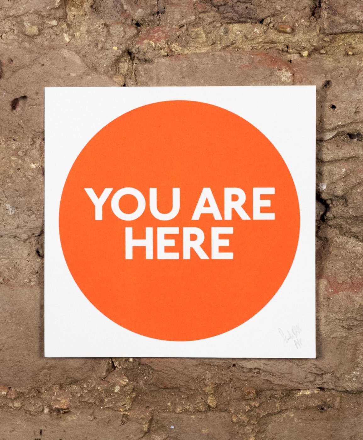 You Are Here – Orange by Sarah Boris - Nelly Duff