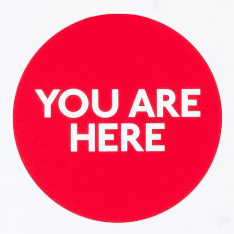 You Are Here - Red by Sarah Boris - Nelly Duff