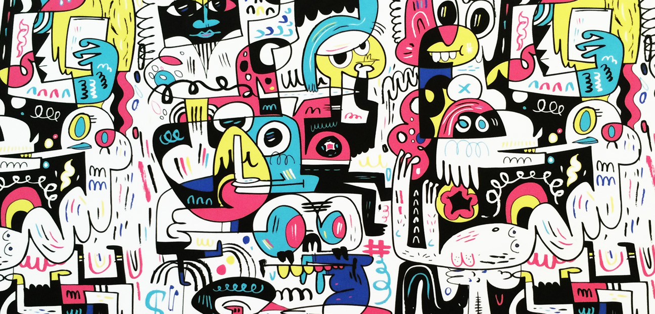 Jon Burgerman Artwork