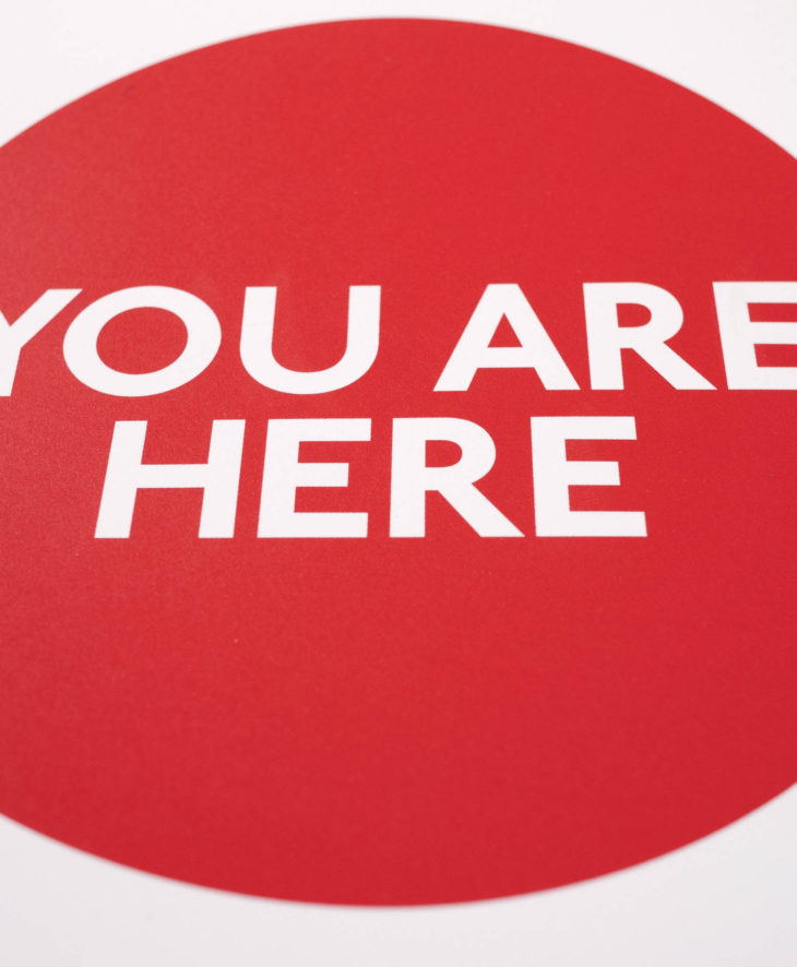 You Are Here - Red by Sarah Boris - Nelly Duff