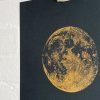 Gold Foil Full Moon - Grey by Sabrina Kaici - Nelly Duff